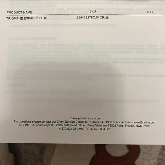 Celine Espadrille 38 - Picture 4 of 4